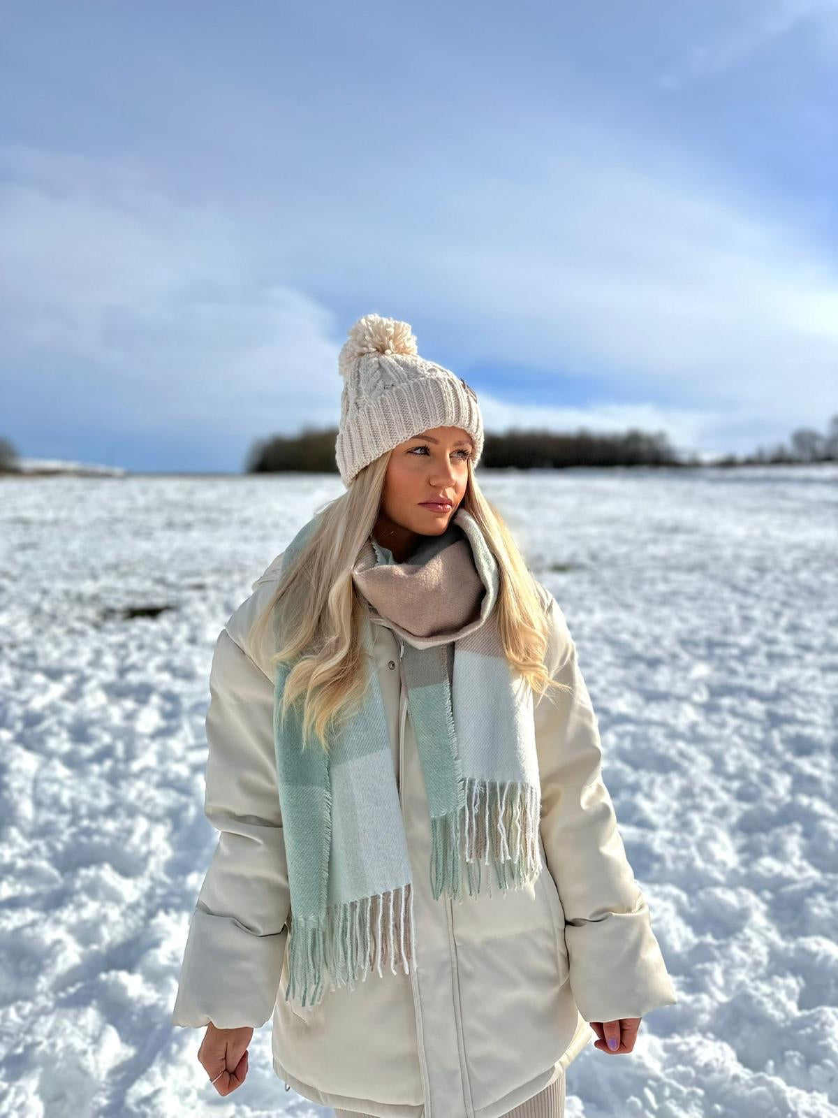 Lapland beanie in Cream