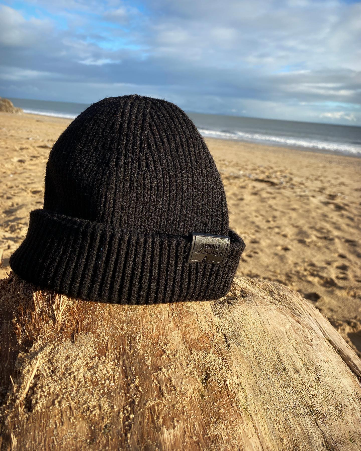 Fisherman beanie in Black