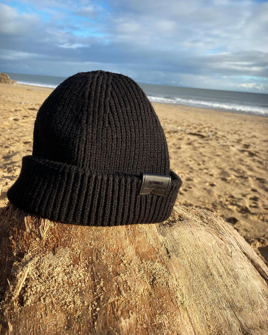 Fisherman beanie in Black