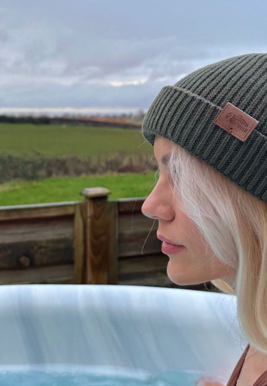 Fisherman beanie in Forest Green